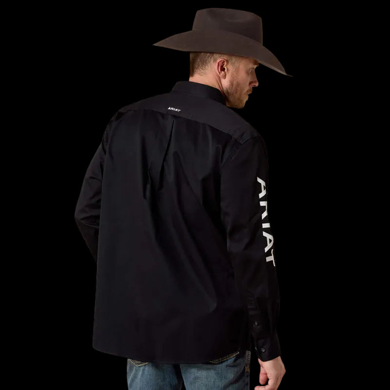 Ariat Mens Team Logo Twill Classic Fit Shirt