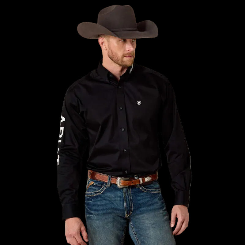Ariat Mens Team Logo Twill Classic Fit Shirt