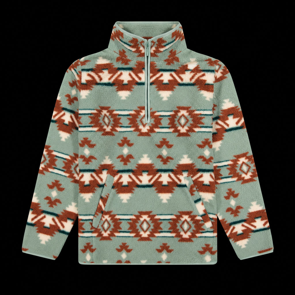 Women's Wrangler Retro® Punchy Sherpa 1/4 Zip Pullover - Blue