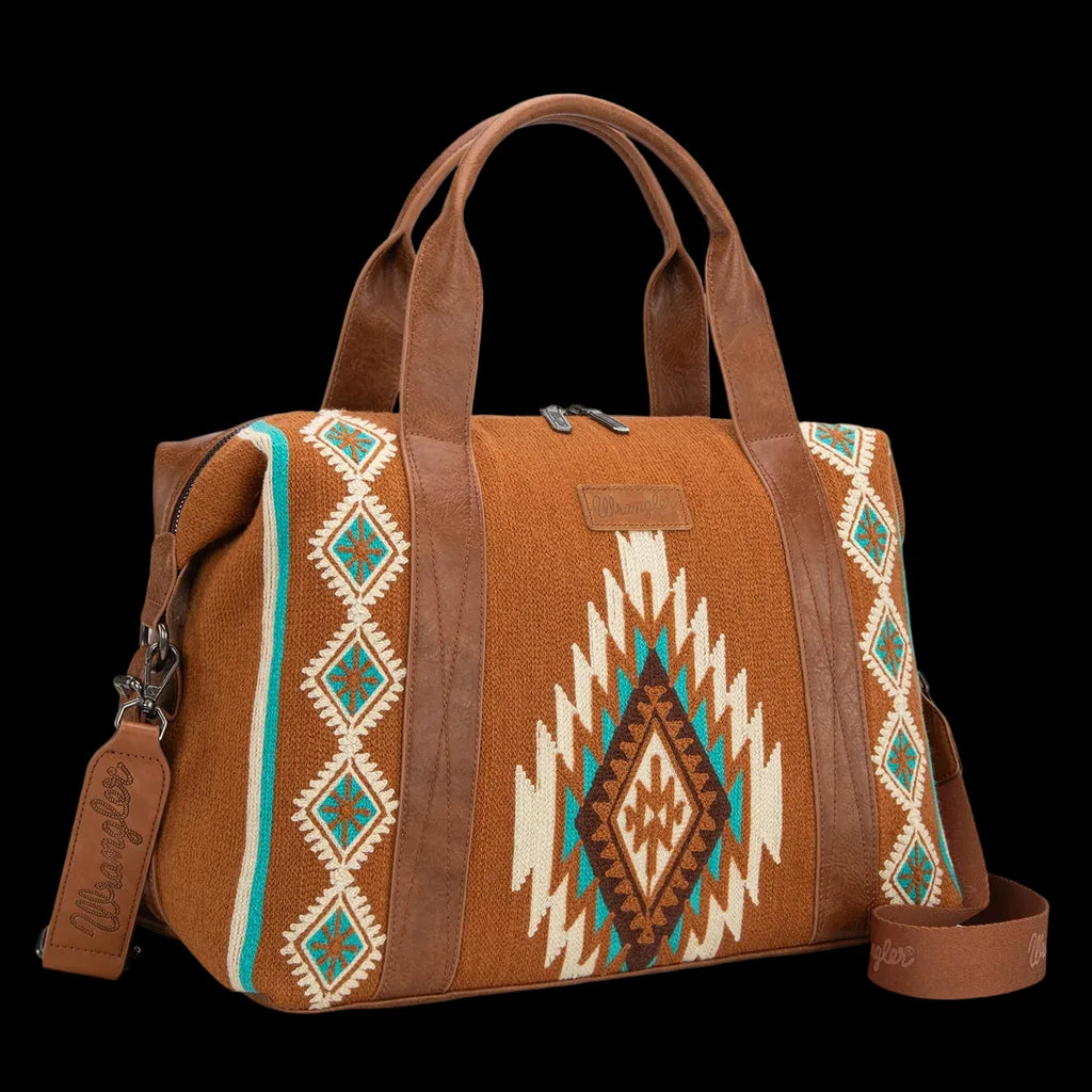 Wrangler Southwestern Print Duffle Bag