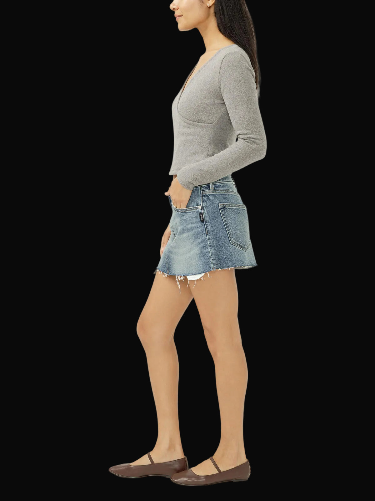 Silver Jeans Co. Womens Solana Micro Mini Skirt