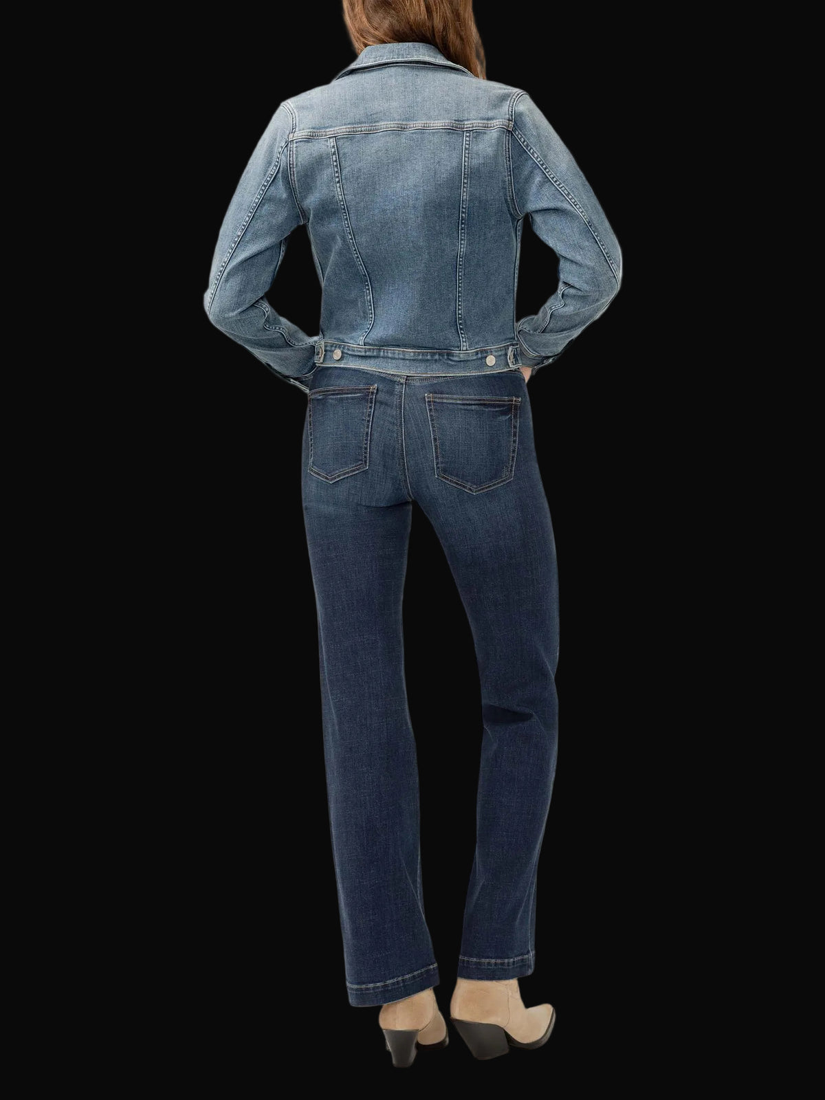 Silver Jeans Co. Womens Denim Jacket: Indigo