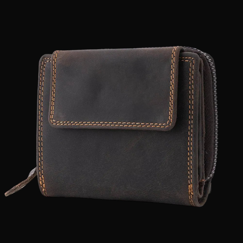 Greenwood Leather Wallet - Tina