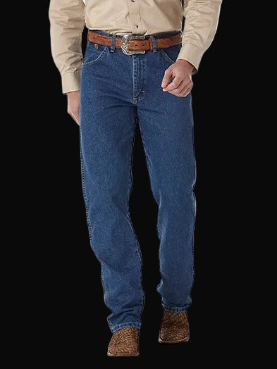 Wrangler George Strait Cowboy Cut Relaxed - Heavyweight Stone Denim