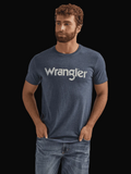 Wrangler Year-Round Short Sleeve T-Shirt - Regular Fit - Navy