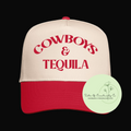 Cowboys & Tequila Trucker Cap: Red