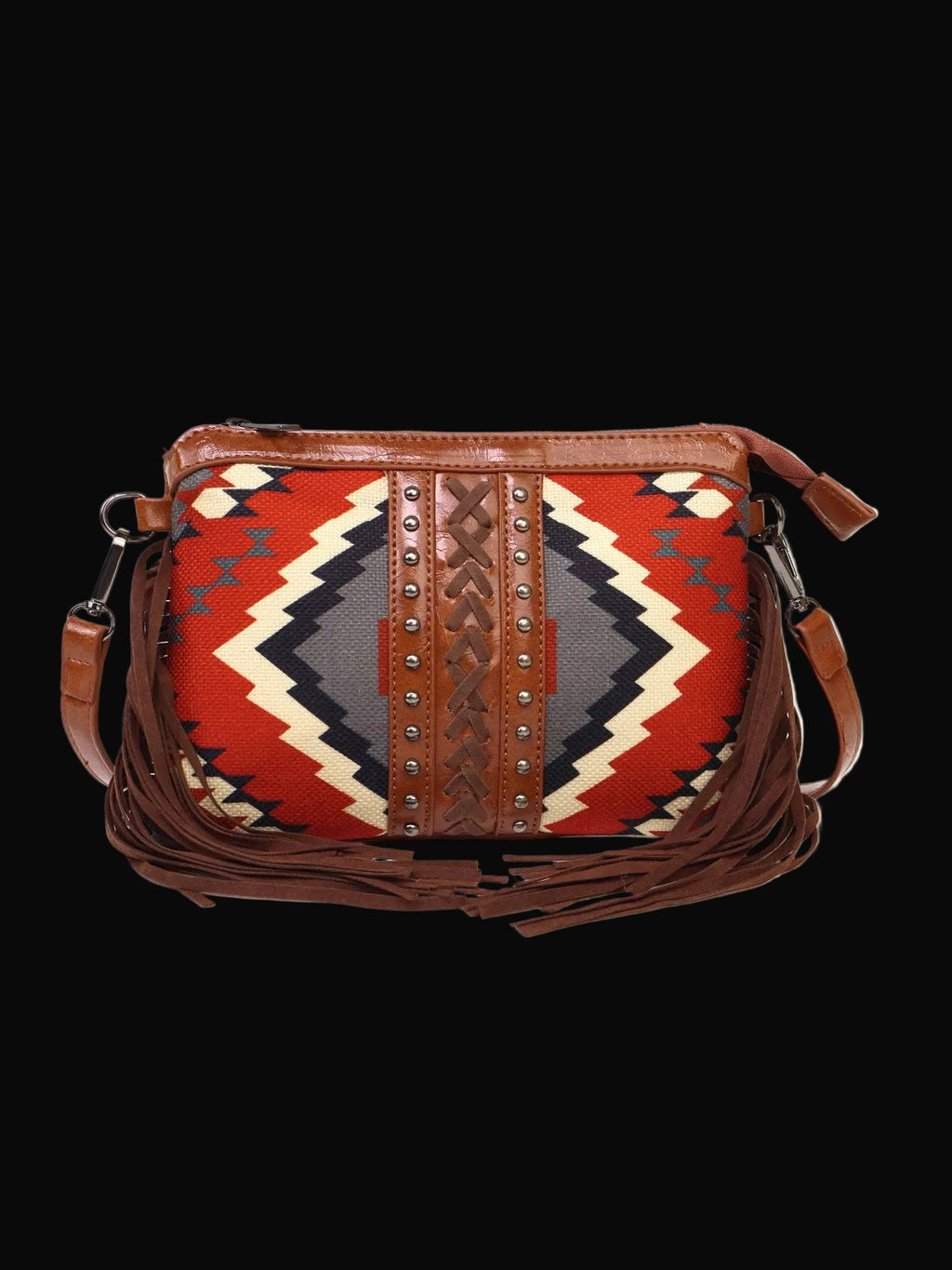 Fringe Aztec Western Crossbody Bag