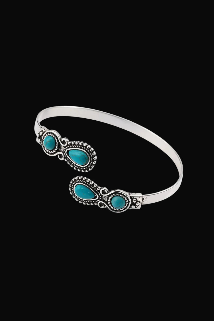 Skobeloff Western Turquoise Stone Bracelet: Skobeloff
