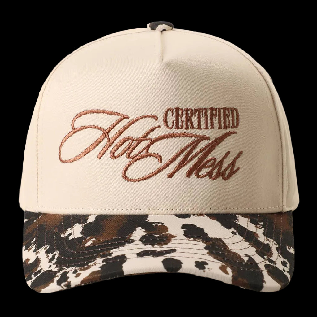 Certified Hot Mess Camo & Animal Print Trucker Hat