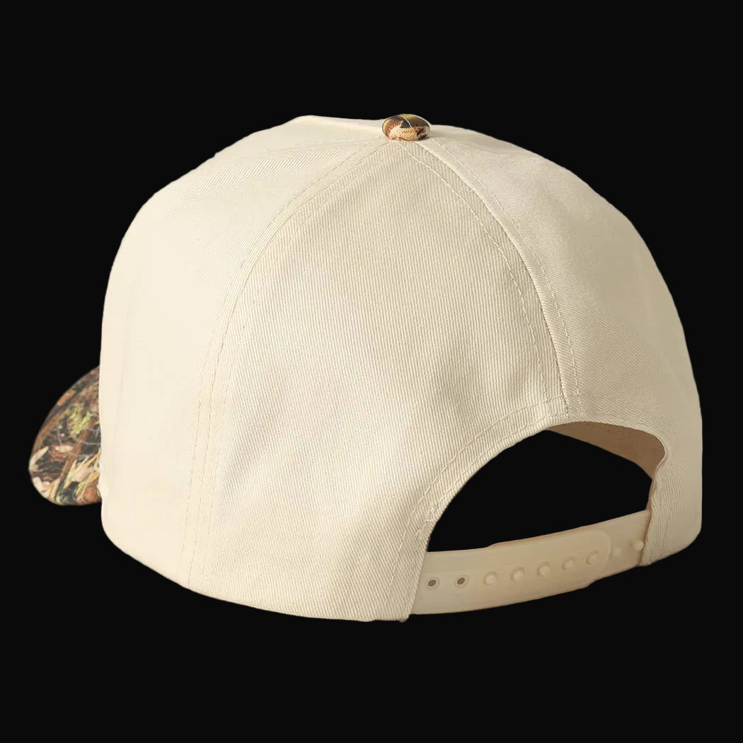 COWGIRL Lettering Embroidery Camo Two-Tone Cap: CAMO-BROWN / ONE SIZE
