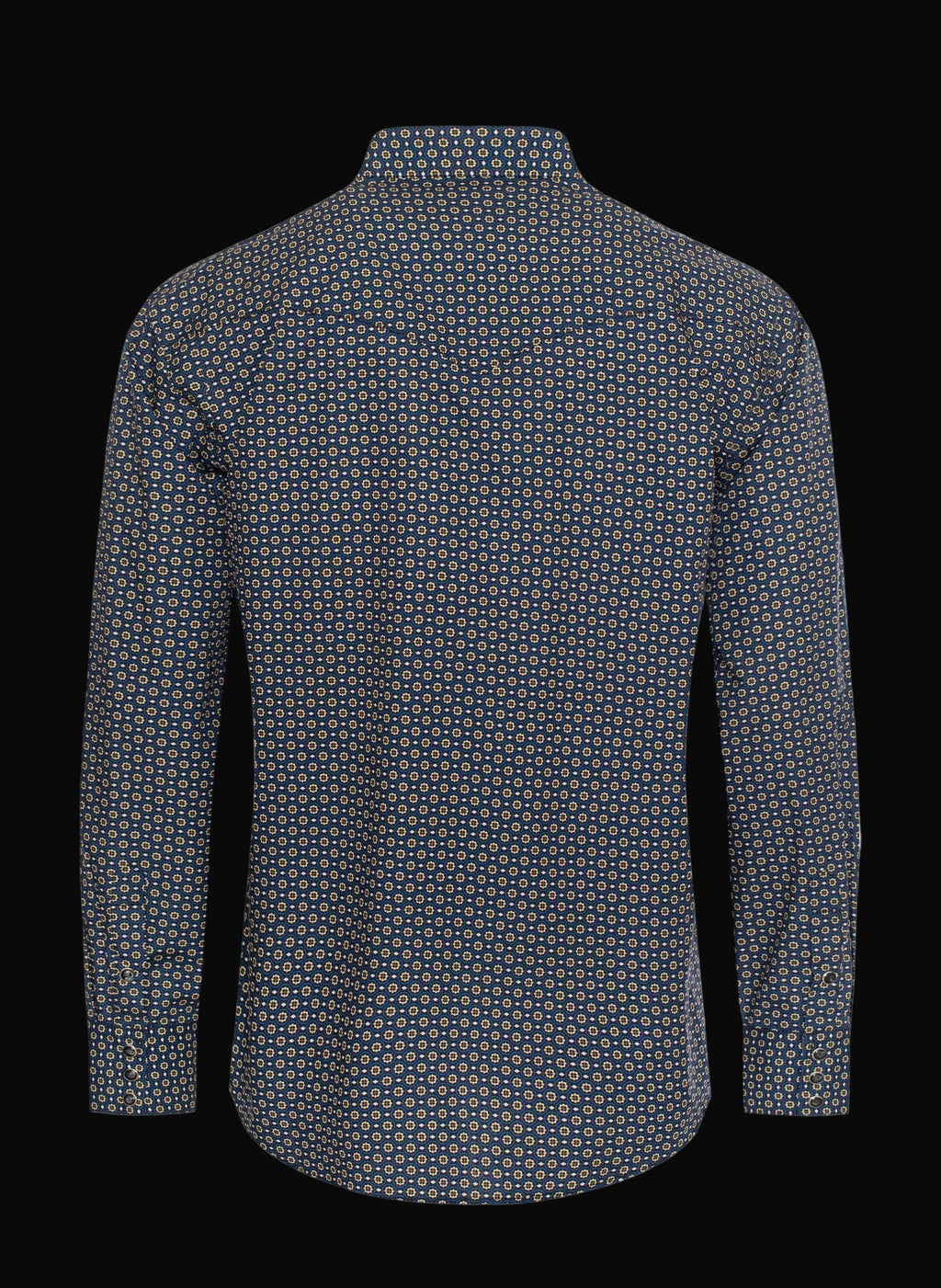 Men's Western Pearl Snap Print Shirt