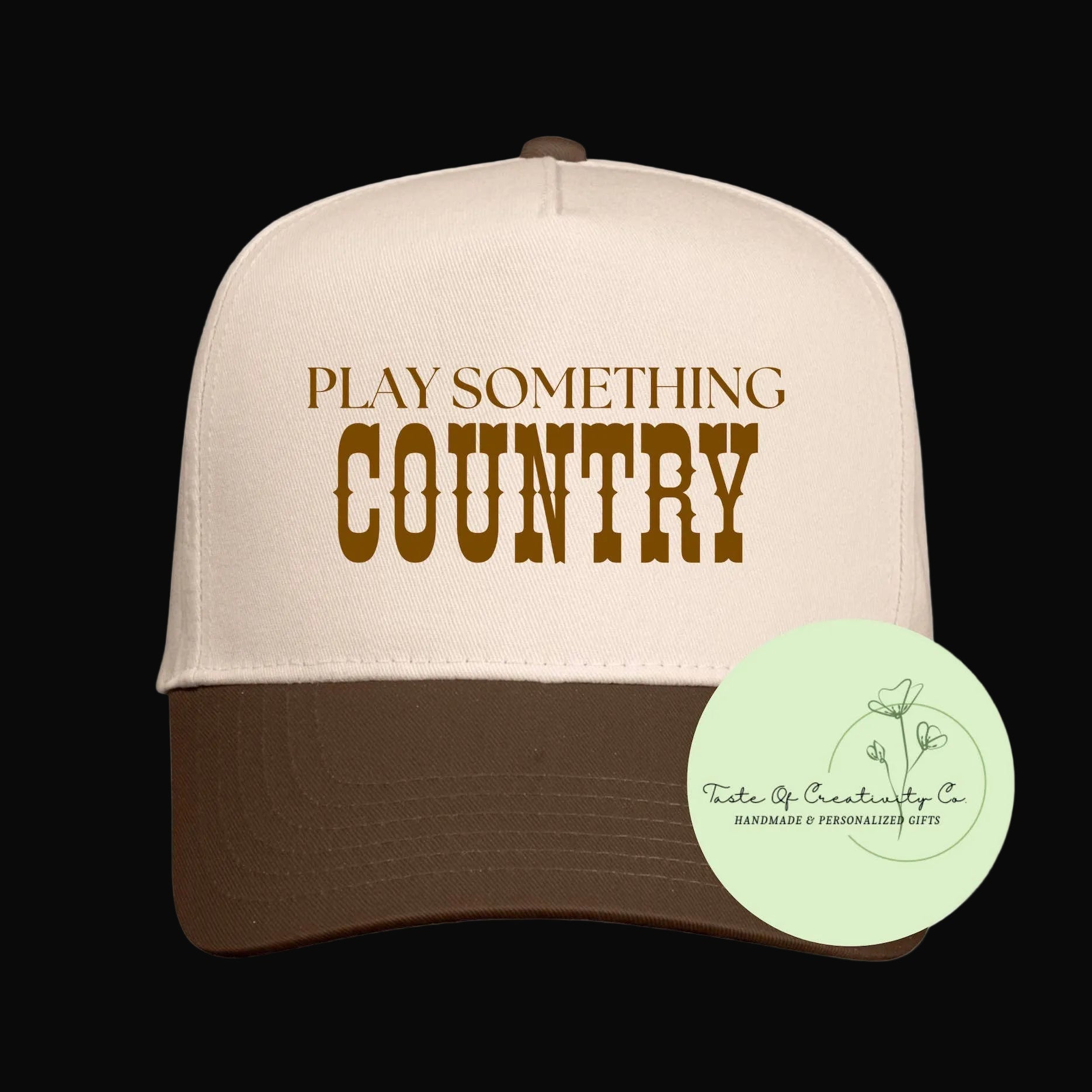 Play Something Country Trucker Cap: Brown