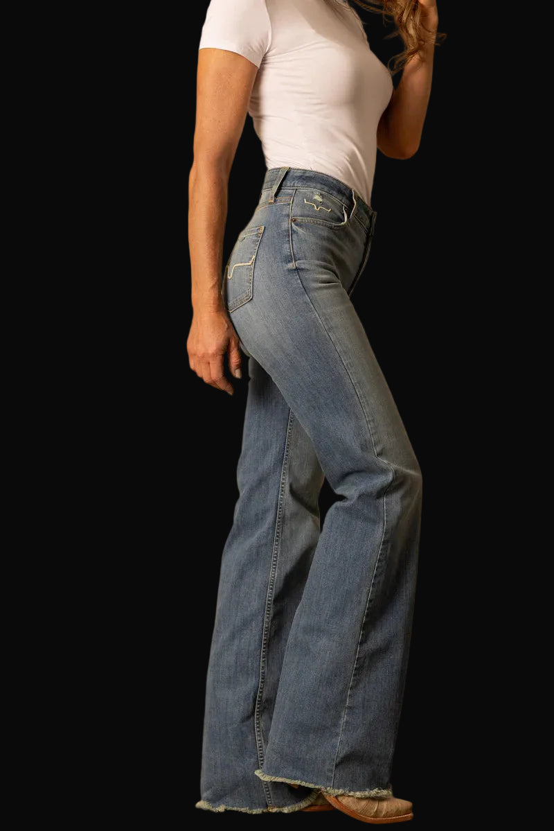 Kimes Ranch Womens Olivia Jeans: Blue and Dark Wash