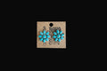Western Turquoise Stud Earrings: Daisy
