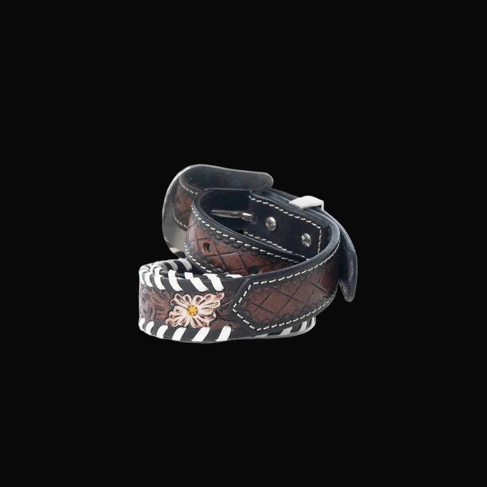 Wildrose Canyon Leather Kids' Belt in Bourbon Brown: Bourbon Brown