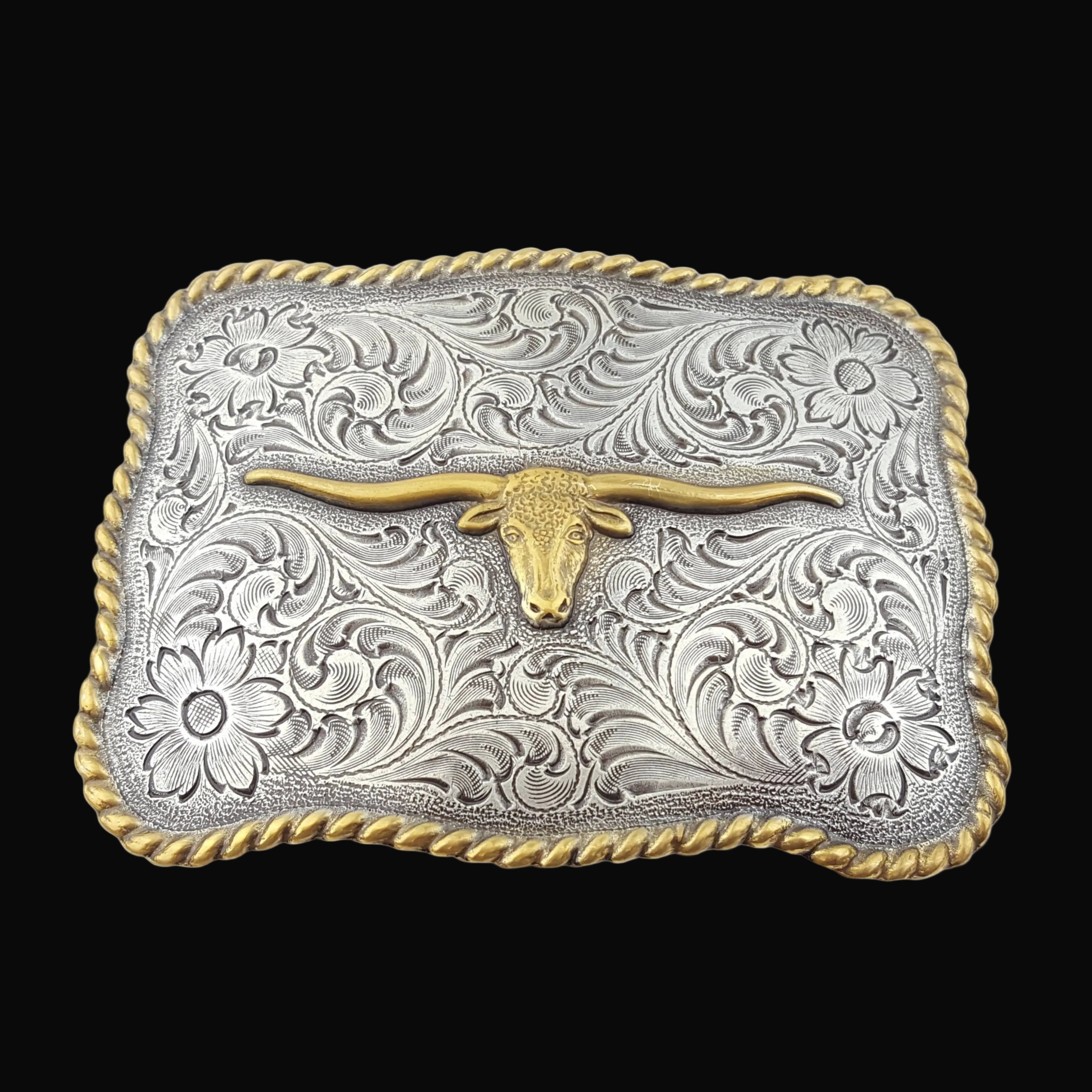 Buckle: Western Long Horn Buckle