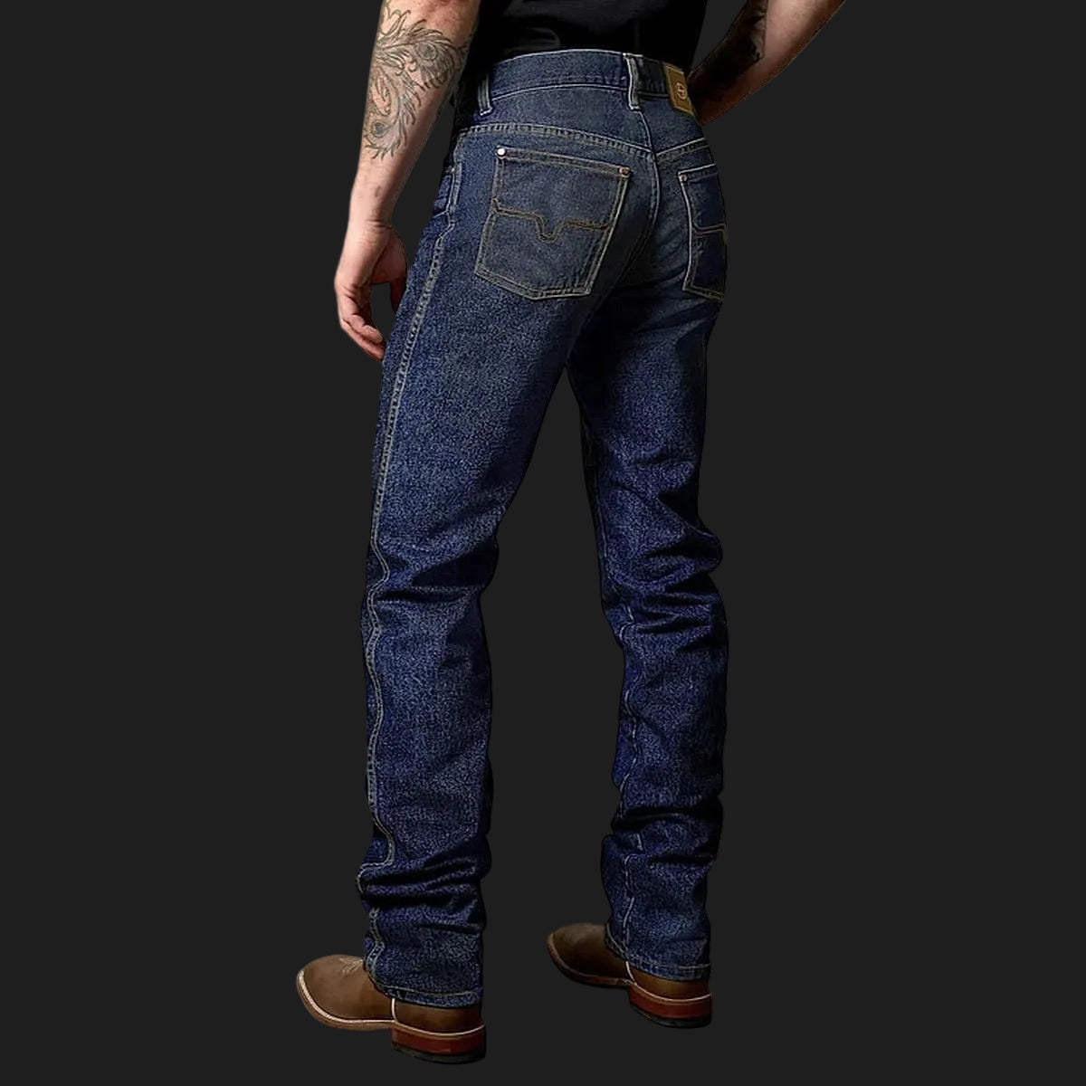 Kimes Ranch Mens Zach Top Dark Wash Jeans