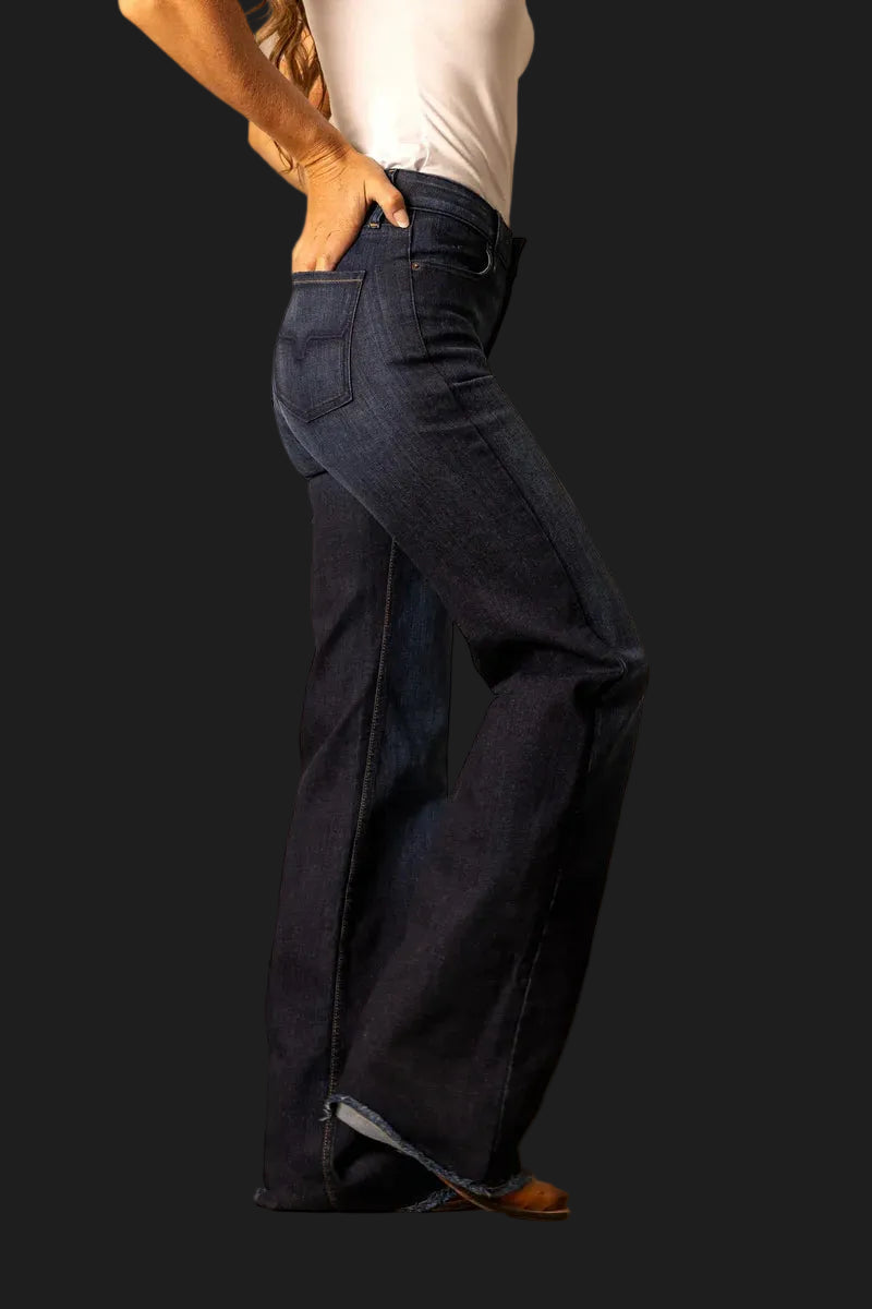 Kimes Ranch Womens Olivia Jeans: Blue and Dark Wash