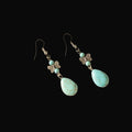 Guardian Spirits Drop Earrings in Soft Teal: Soft Teal