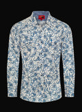 Men's Western Pearl Snap Print Shirt