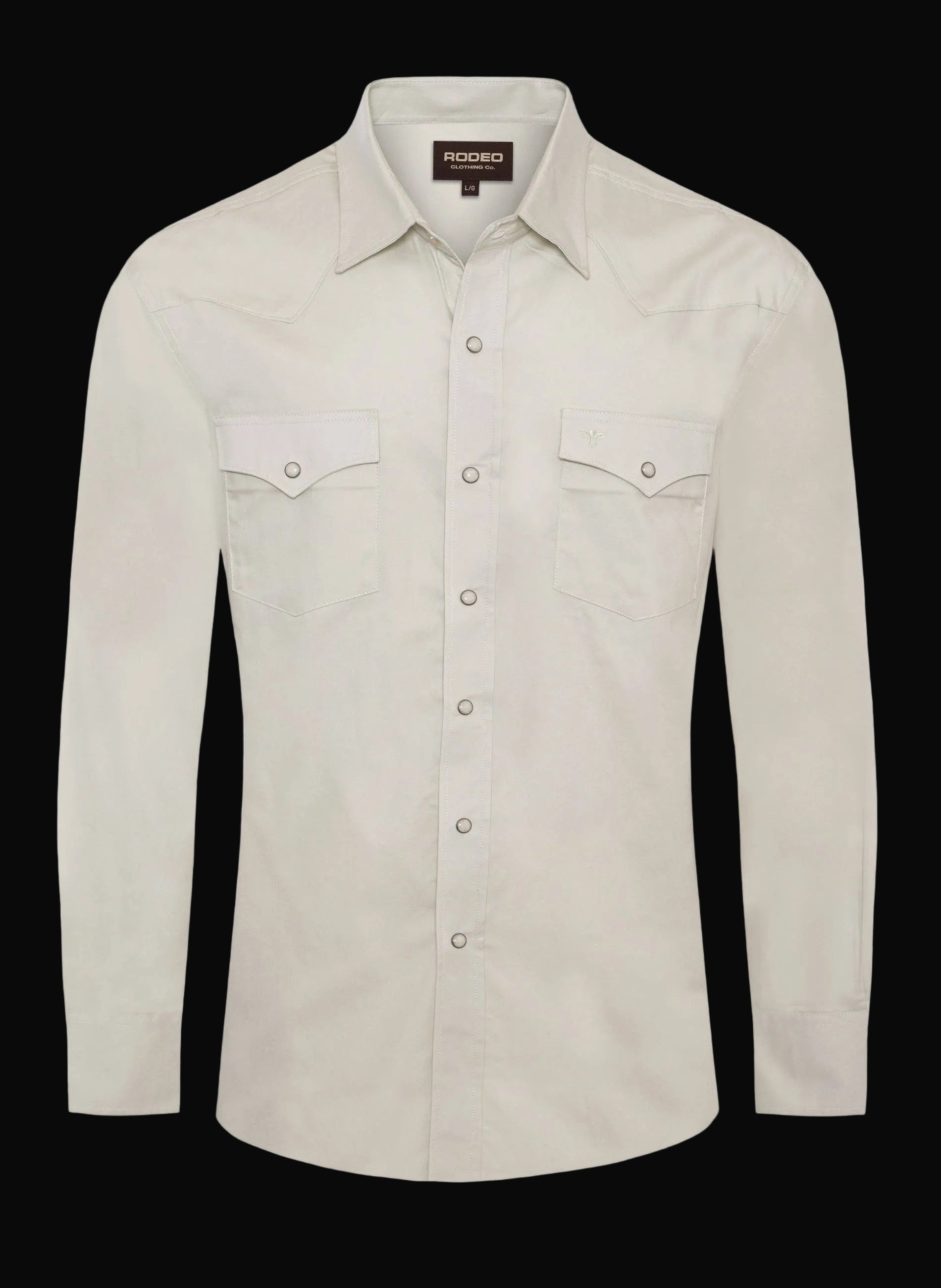 Men's Western Solid Twill Shirt