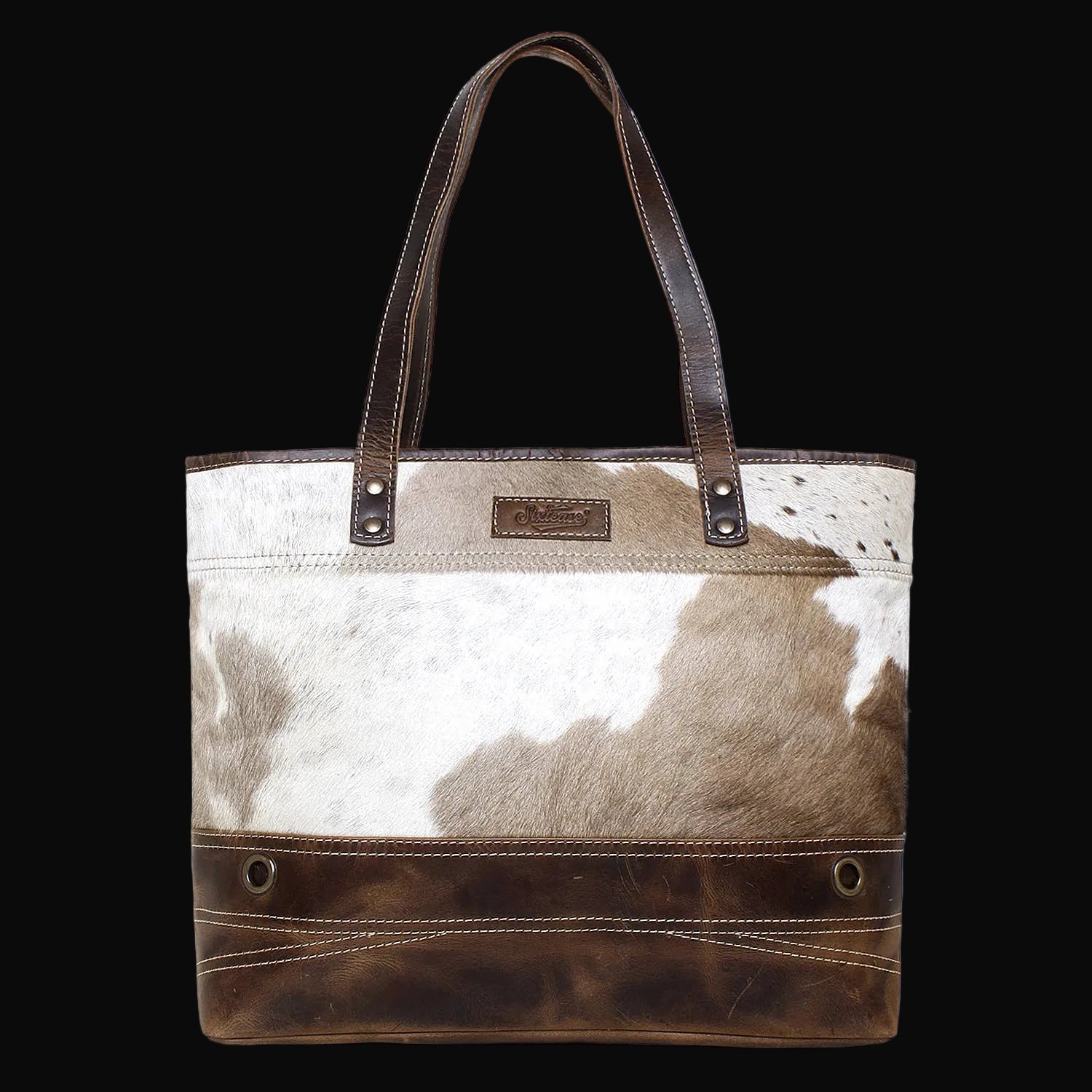 Sixtease Bags Lady First/WT Brown Tote Bag