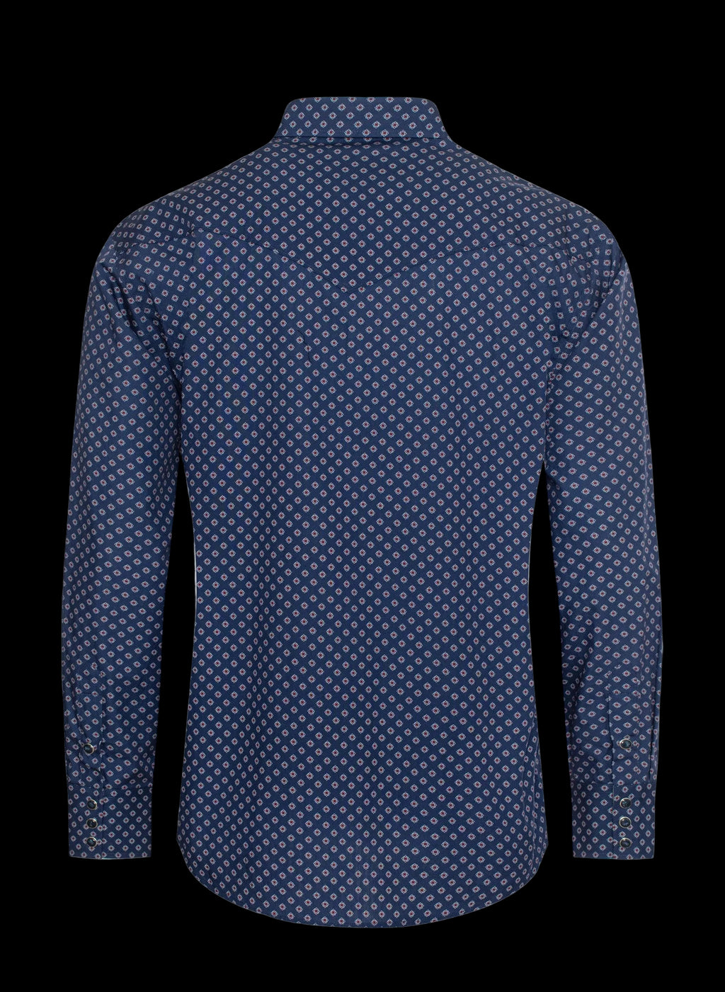 Rodeo Clothing Mens Western Pearl Snap Print Shirt