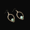 Crescent Sky Earrings in Moon Blue: Moon Blue