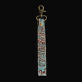 Pathflower Trail Hand-Tooled Key Fob