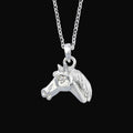Western Express Horse Head Necklace in Cowboy Hat Gift Box