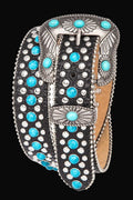 Turquoise Pave Western Belt