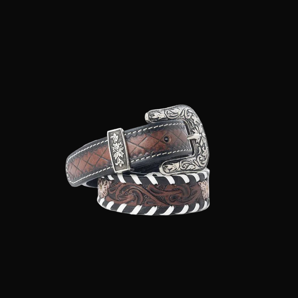 Wildrose Canyon Leather Kids' Belt in Bourbon Brown: Bourbon Brown