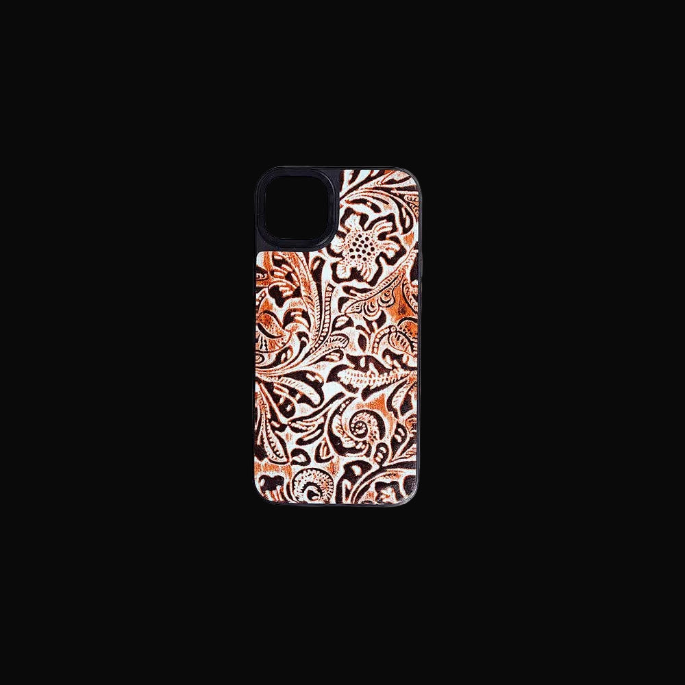 Falcon Trail Phone Case for iPhone 14 Plus: Turquoise-Embossed