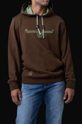 Kimes Ranch Mens Fast Talker Hoodie: Dark Brown