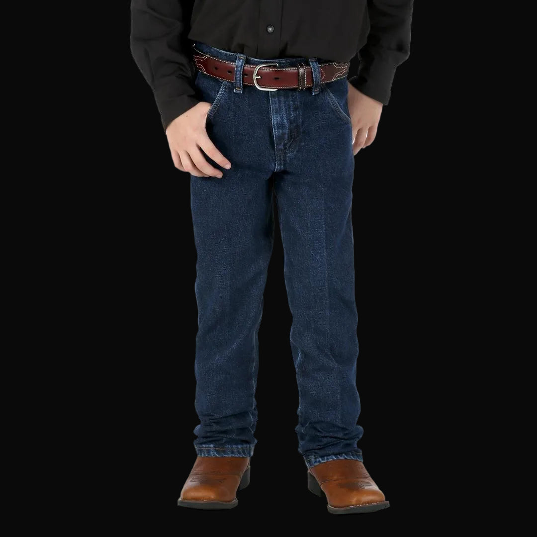 Wrangler Cowboy Cut Original Fit Boys 2T-7 - Dark Indigo