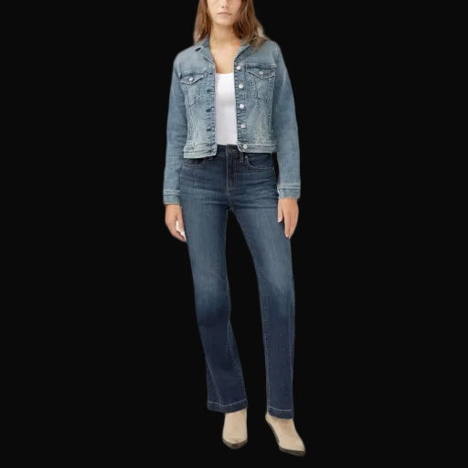 FITTED JEAN JACKET INDIGO product photo