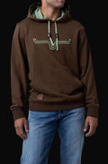 Fast Talker Hoodie Dark Brown