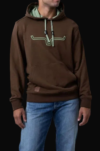 Fast Talker Hoodie Dark Brown