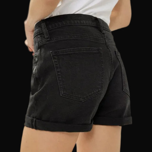 RELAXED BOYFRIEND SHORT BLACK product photo 4