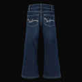 Wrangler Boot Cut Jean - Girls - Premium Patch Dark Blue