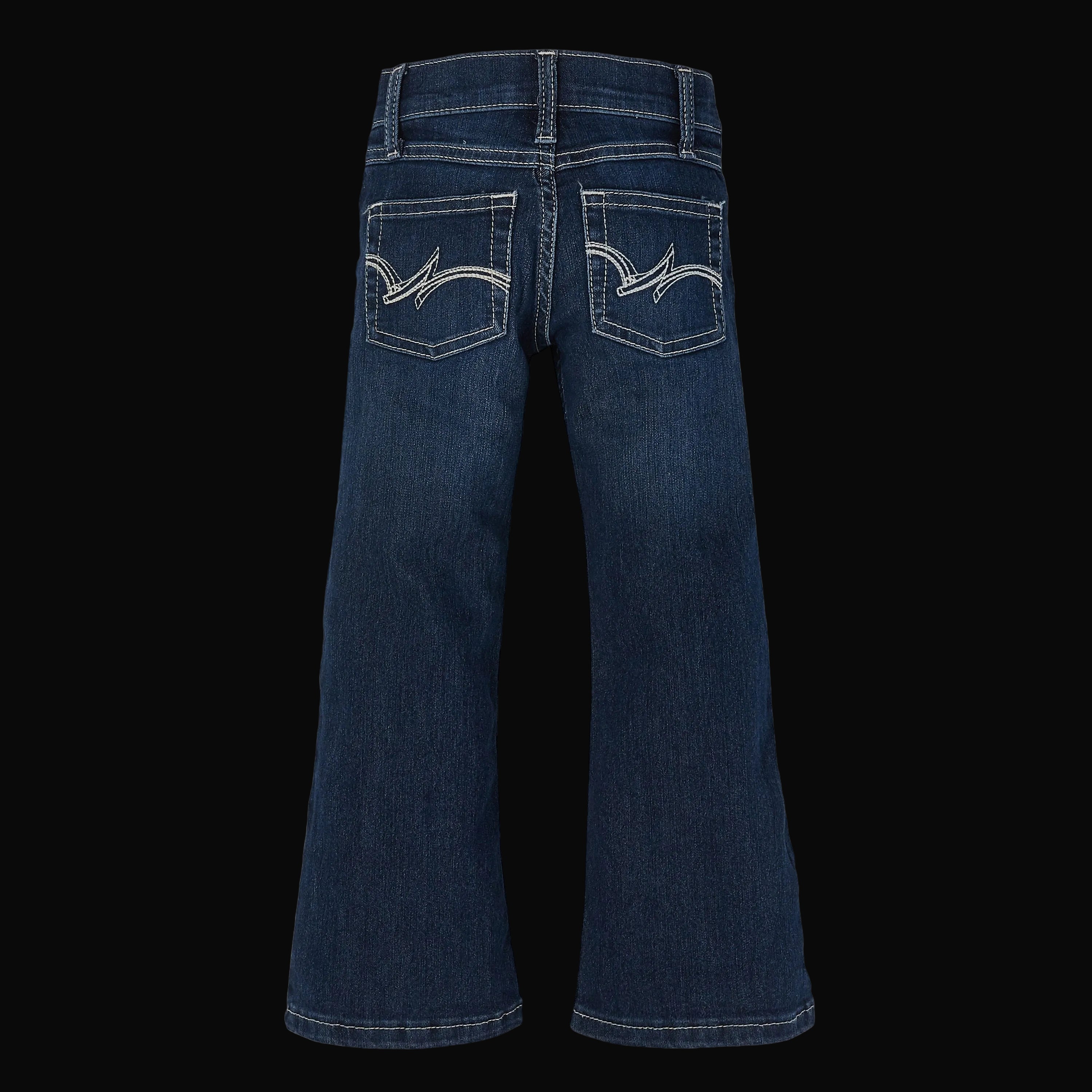 Wrangler Boot Cut Jean - Girls - Premium Patch Dark Blue
