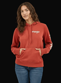 Wrangler Retro Americana Hoodie - Rust